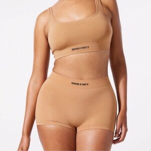 Savage X Fenty Tan Boy Shorts Panty Size 1X